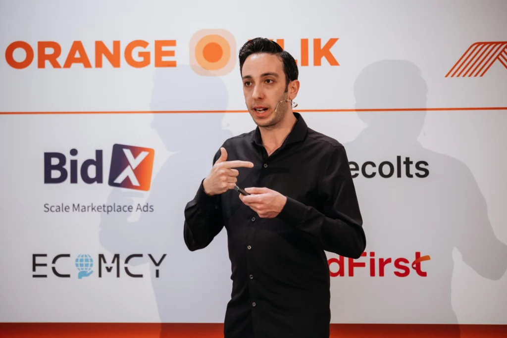 Or Shamosh speaking at the European Seller Conference in Prague, March 2025